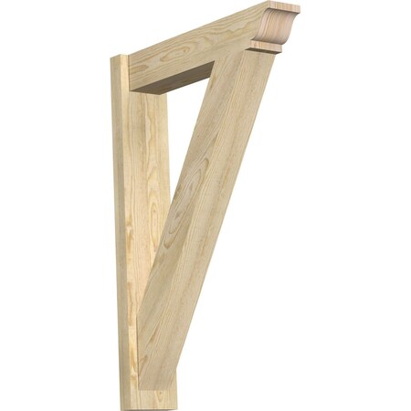 Ekena Millwork Traditional Traditional Rough Sawn Outlooker, Douglas Fir, 6"W x 26"D x 38"H OUT06X26X38TRA01RDF